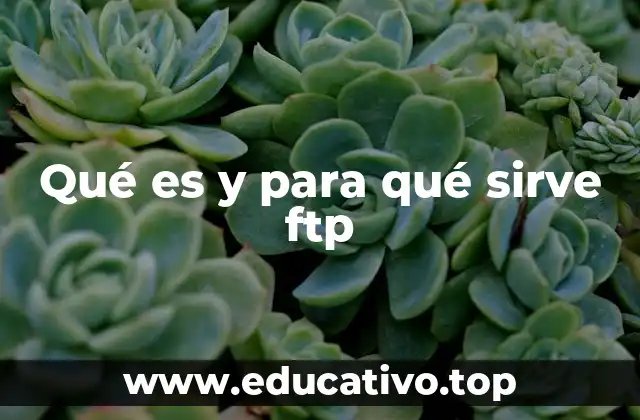 Qué es y para qué sirve ftp