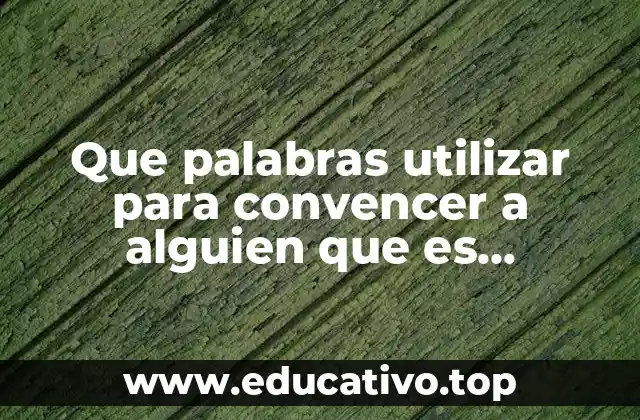 Que palabras utilizar para convencer a alguien que es emocional