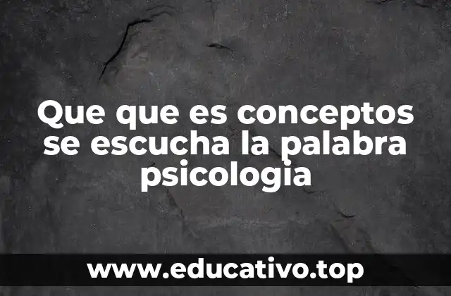 El papel de la psicología en la comprensión del ser humano