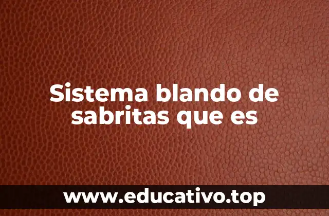 Sistema blando de sabritas que es