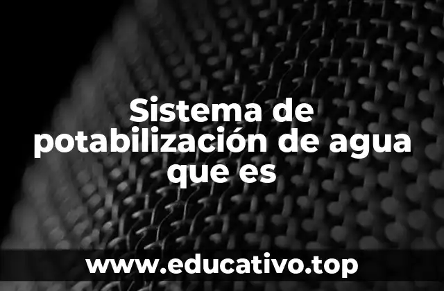 Cómo se logra el agua potable en los sistemas de tratamiento