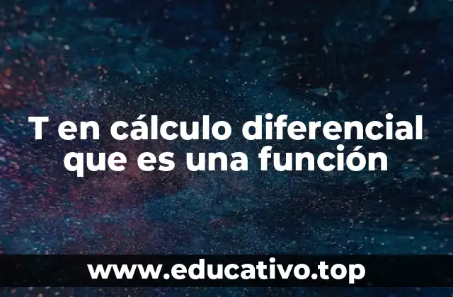 El papel de la t en funciones dinámicas