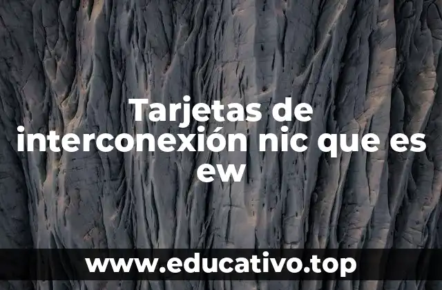 Funcionamiento y tipos de NIC en redes modernas