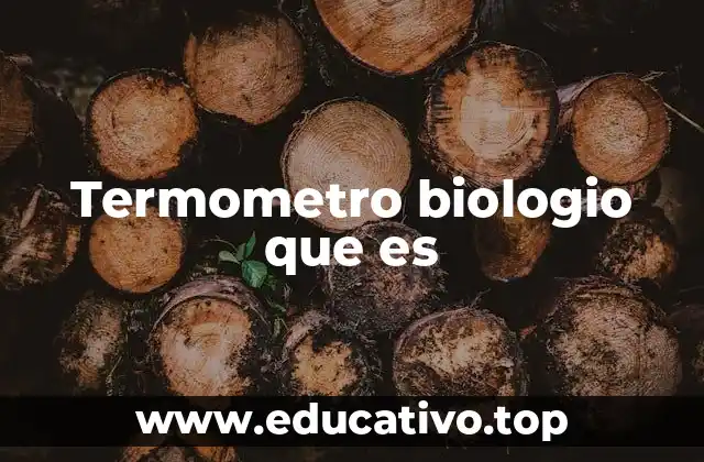 Termometro biologio que es