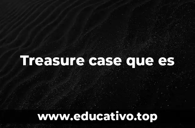 El treasure case en el contexto de los videojuegos