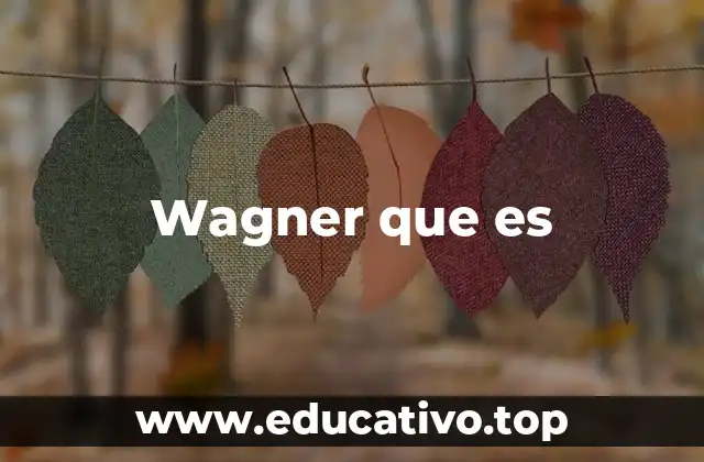Wagner que es